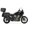 SHAD Kompletná sada sedlových brašní SHAD TERRA TR40 adventure a hliníkového vrchného kufra SHAD TERRA BLACK 48L vrátane montážnej sady SHAD Harley Davidson Pan America 1250