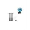 Novus 106442700 nýtovací matice M 4 X 10,5 STAHL 10ST