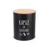 Dóza ORION Black Kapsule do kávovaru 16cm