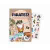 MFP 1032393 Kniha so samolepkami Piráti, 12x18cm, 16 samolepiek