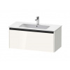 Duravit Ketho.2 Umývadlová skrinka, 44x101x48 cm, 1 zásuvka, lesklá biela K25064022220000