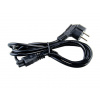 Nabíjecí kabel AVACOM L-E pro notebookové zdroje trojpinové (trojlístek) dlouhý 1,8m
