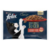 FELIX Deliciously Multipack 4x80g hovädzie/kura/kačica/morka (FELIX Deliciously Multipack 4x80g hovädzie/kura/kačica/morka)