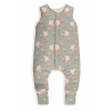 Sleepee Celoročný spací vak s nohavicami Vintage Animals Sky Blue/Cream Veľkosť: XS