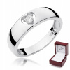 Zlatý Prsteň Zásnubný Diamantový 0.10 ct-71 (Zlatý Prsteň Zásnubný Diamantový 0.10 ct-71)