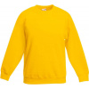 F.O.L. | Classic Kids Set-In Sweat, Detská mikina, žltá Sunflower, 164