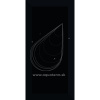 PARADYZ TAMOE kafel obklad 9,8 x 19,8 x 1,04 cm nero SK098X1981TAMONE