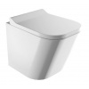 OMNIRES Fontana - Závesné WC s doskou SoftClose, Rimless, biela FONTANAMWBP