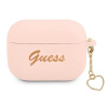 Kryt Guess Case Apple Airpods Pro Guaplschsp (Silicone Charm Heart Collection) Pink
