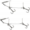 Savage Gear Systém pro Nástrahu 1x7 Titanium Corkscrew Stinger veľ.2