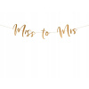 BANNER Miss to Mrs, ružové zlato