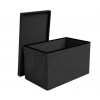 Ruhhy 25995 Skladacia textilná stolička, 80 kg, 60 x 30 x 30 cm, čierna