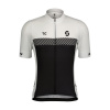 SCOTT Cyklistický dres s krátkym rukávom - RC TEAM - biela/čierna