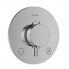 Hansgrohe Ecostat Comfort S Termostatická batéria pod omietku, na 2 spotrebiče, chróm 33718000-HG