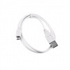 C-TECH kabel USB 2.0 AM/Micro, 1m, bílý CB-USB2M-10W