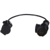 SIXTOL Trailer Cable 2, káblová redukcia zásuvky ťažného zariadenia, 13 – 7-pin, 50 cm
