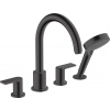 Hansgrohe Vernis Shape vaňová/sprchová batéria na vaňu čierna 71459670