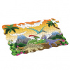 RAPPA dinosaury 208 dielov 90 x 64 cm