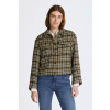 SAKO GANT CHECKED TWEED BLAZER JACKET WARM KHAKI
