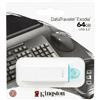 Kingston USB flash disk, USB 3.0, 64GB, DataTraveler Exodia, biela, KC-U2G64-5R, USB A, s krytkou