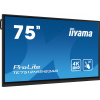 iiyama TE7512MIS-B3AG sdělovací displej Stánkový design 190,5 cm (75