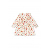 Dievčenské šaty Konges Sløjd BASIC FRILL DRESS GOTS béžová farba, mini, áčkový strih, KS102627 122-128