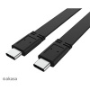 AKASA kabel USB-C na USB-C, 20G, 46W PD, 4K@60Hz, 1m AK-CBUB60-10BK