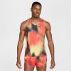 Nike AeroSwift Dri-FIT Elite Tank Top Lemon/Crimson L
