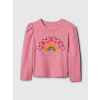 GAP Baby bavlnené tričko Mix & Match Ružová 4YRS Ružová Ružová