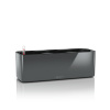 Lechuza Cube Glossy Triple All inclusive set charcoal high-gloss 40x14x14 cm