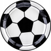 PartyDeco TANIERE papierové Futbal 18cm