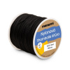 Manumi nylonová šnúrka na Shamballa náramky 0,8 mm/90 m čierna - 3 ks