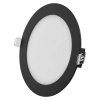 EMOS SK s.r.o. Lighting LED vstavané svietidlo NEXXO, kruhové, čierne, 12,5W, CCT - ZD1333