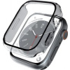 Crong Hybrid Watch Case puzdro so sklom na Apple Watch 40mm (Clear)
