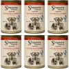 Simpsons Premium Wild Boar & Ostrich Casserole - mokré krmivo pre psov, s mäsom z diviaka, pštrosom a bio zeleninou, bez obilnín - 6x 400 g