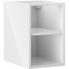 Mexen Box-A, otvorená skrinka s policou 30 cm, lesklá biela, 91AX2-0300-470-0-00