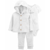CARTER'S Set 3dielny body kr. rukáv, mikina, tepláky Sheep neutrál LBB PRE, veľ. 46