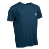 Nash Tričko Make It Happen Badge Pocket T-Shirt Navy Blue - XXXL
