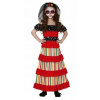 KOSTÝM PANI SKELET LOS MUERTOS KOSTÝM KOSTÝM KOMBINEZÓN HALLOWEEN 116