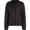 Dámske bundy Tommy Hilfiger LW Down Quilted Collarless - Čierny (XS)