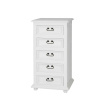Rustikálna komoda WHITE HOME COM09 Barevné provedení: Bílý vosk K17 - světlý vosk K01