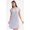 Vienetta Dámska nočná košeľa s krátkym rukávom Vločka Farba: Sivá, Veľkosť: XL