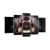 Obrázok na skle 160x85 Hot Rod Circle Auto (Obrázok na skle 160x85 Hot Rod Circle Auto)