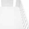 Jersey prestieradlo do postieľky New Baby 120x60 biele Biela