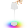 VELAMP Nabíjacia stolná RGB lampa TL1908-W s dotykovým spínačom