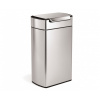 Simplehuman Odpadkový koš volně stojící Touch-bar bin 40 l Matná nerez ocel mat SHCW2014