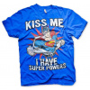 Pánské tričko s potiskem Superman Kiss Me I Have Super Powers L