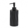 KELA Dávkovač mydla Merida polyresin čierny 19,0cm 7,0cm 200,0ml KL-23766