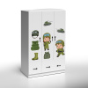 Skříň do dětdkého pokoje Army - 3 dveř