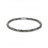 Rebel & Rose Bracelet Glass Rocks Black Leopard RR-40116-S-M Unisex